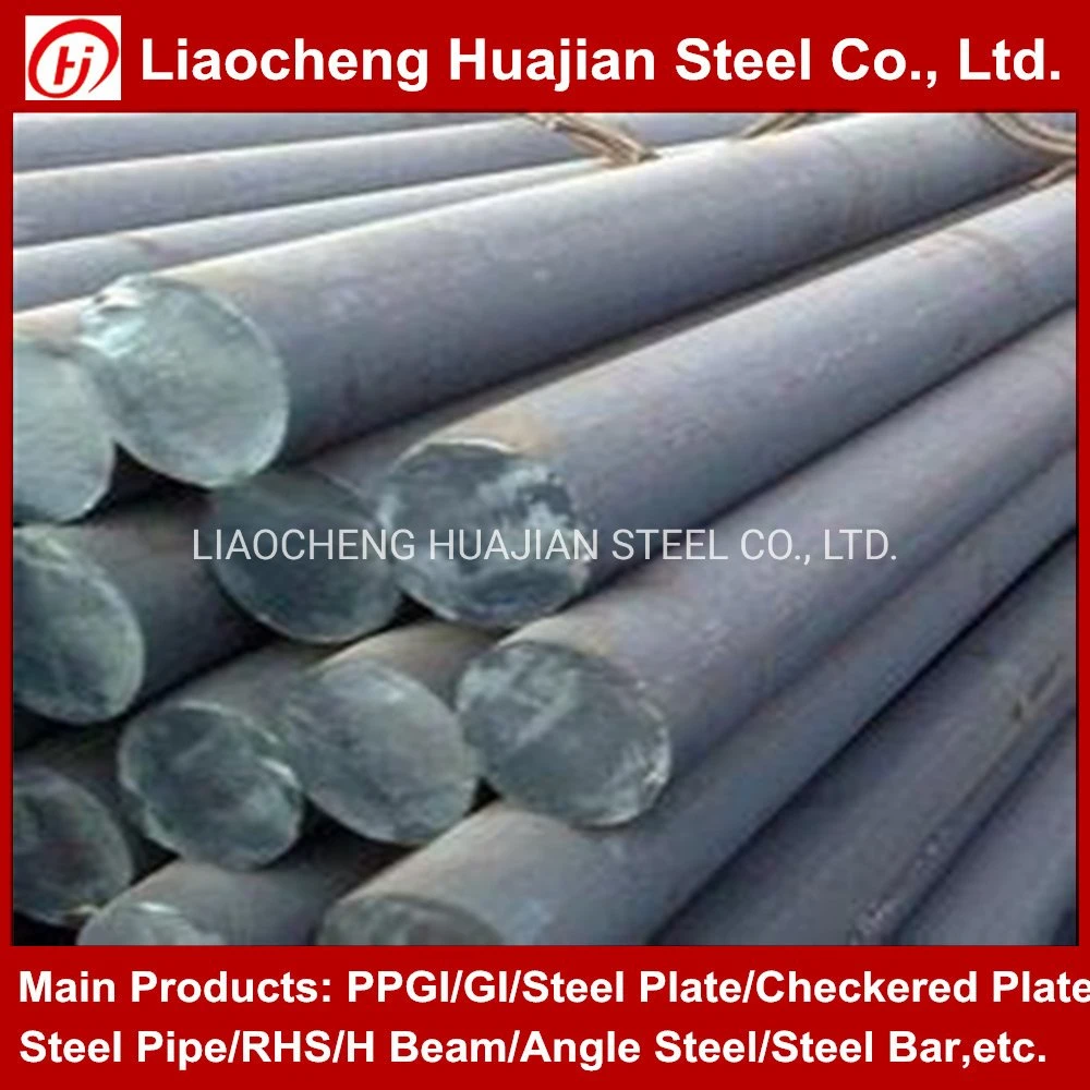 SAE1045 1020 Ck45, 42CrMo 40cr Hot Rolled Iron Carbon Steel Round Bars Round Steel Bar