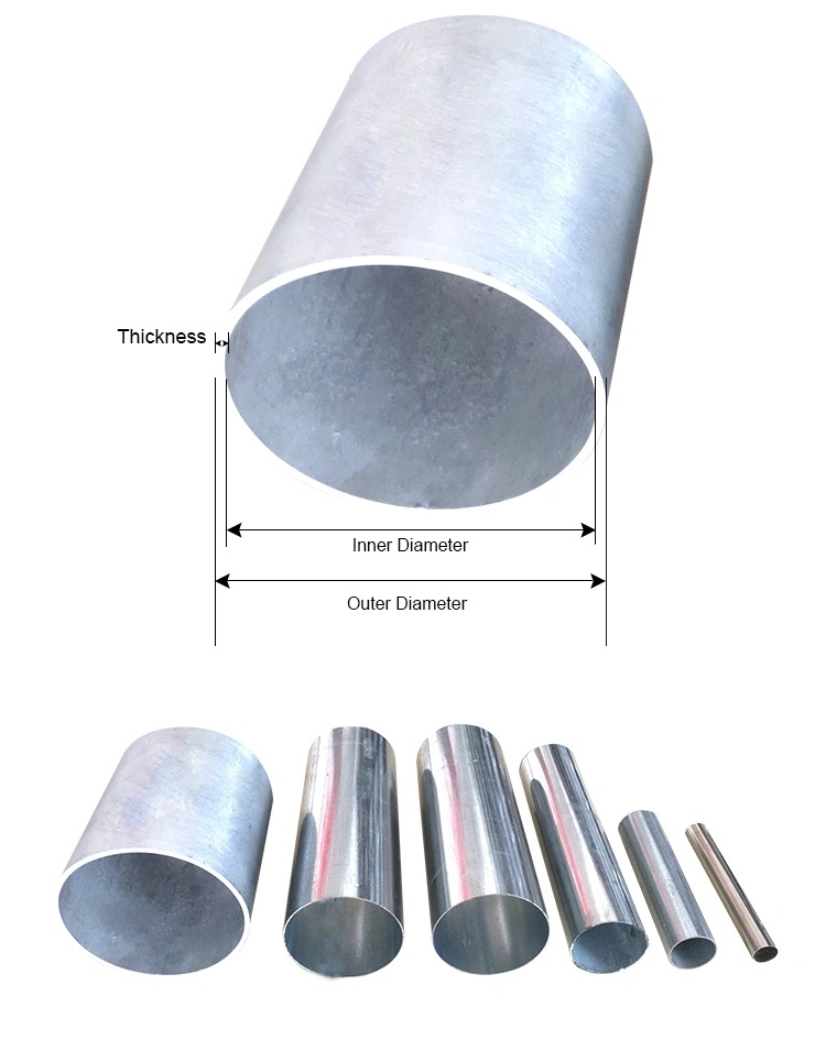 Customizable Mild Steel Round Pipe Price Galvanized/Galvalume Steel Coil Cr/Hr