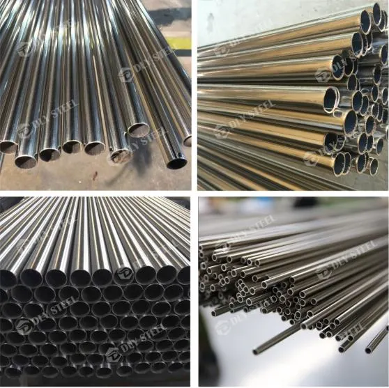 Seamless Stainless Steel Pipe ASTM JIS 201/304/310S/309S/409/430 Stainless Steel Round Tube