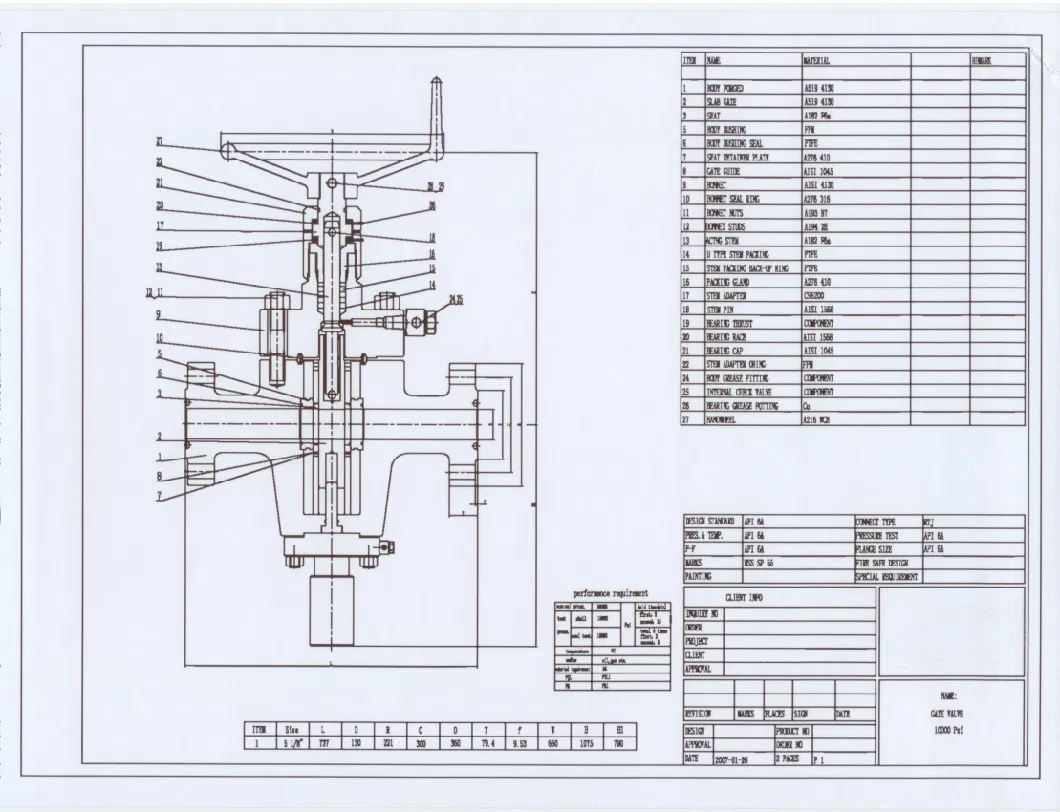 API 6A Wellhead Tubing Head, Oilfield Tubing Spool, Casing Head