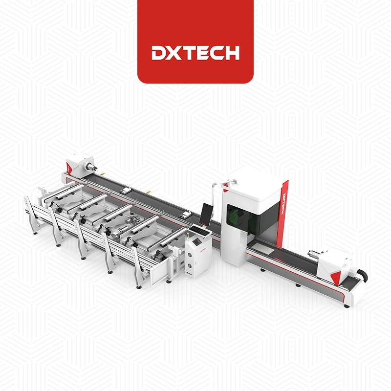 High Quality Stainless Steel Tube CNC Raycus 1000W 2000W 3000W 4000W Fiber Laser Cutting Machine for Round Mild Steel for Sale
