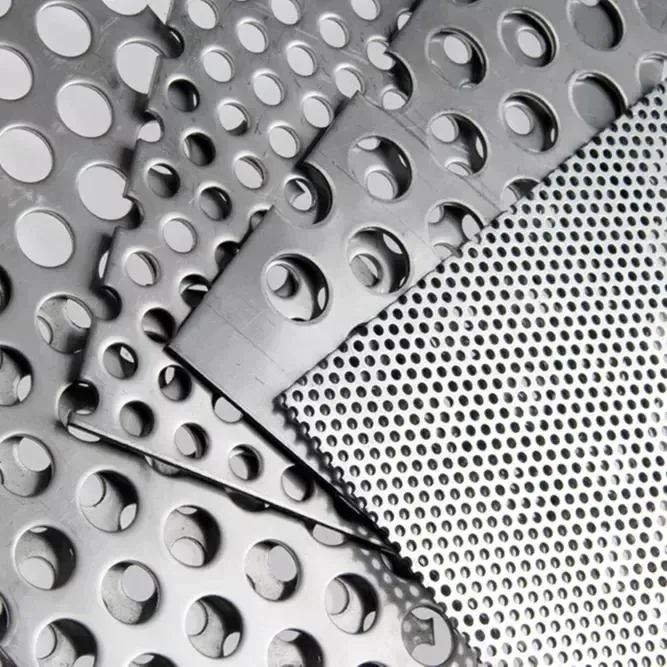 Round Hole Punched Stainless Steel Perforated Metal Sheet Decorative Stainless Steel Perforated Sheet