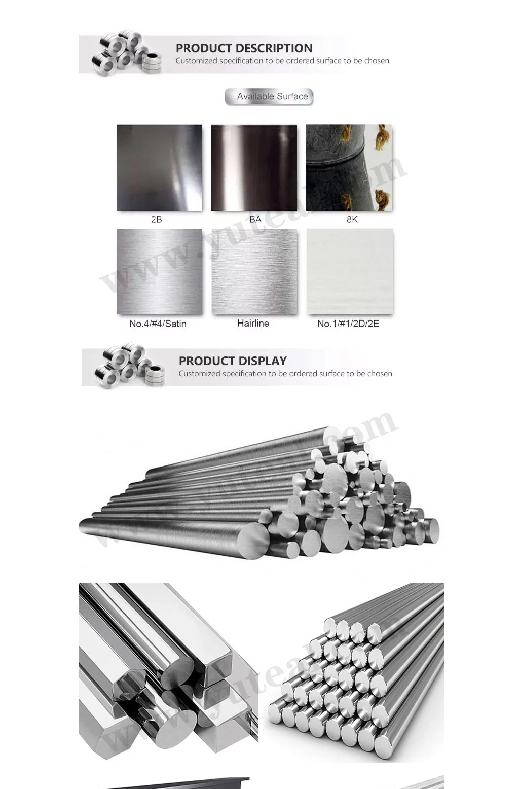 High Quality Stainless Steel 1cr17ni7 12cr17ni7 S30409 SUS301 301 Round Bar Manufacturer, Stainless Steel Round Bar