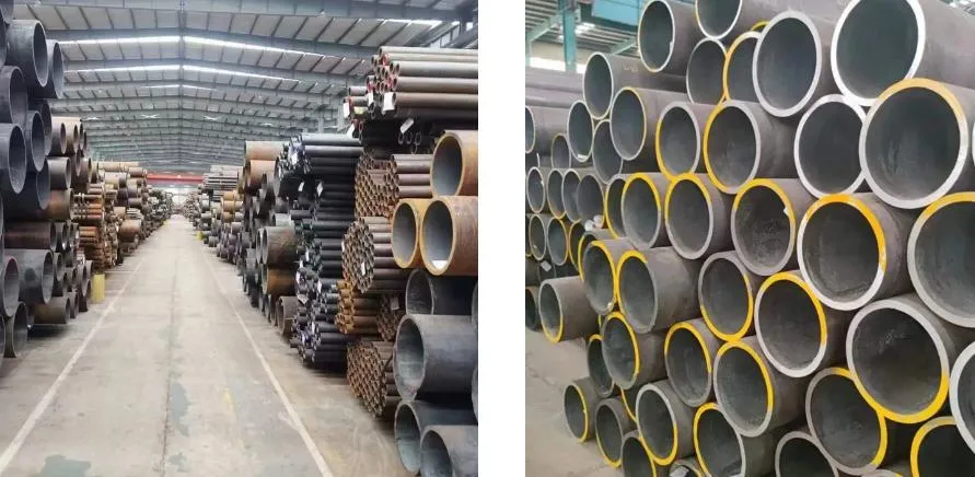 Large Avaiable ASTM A106 A53 Sch40 Q235A Q235B Q345 8mm 10mm API EMT Mild Fluid Water Gas Round Welded Hot Rolled Seamless Carbon Steel Tube