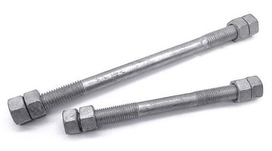 DIN975/976 Ss Carbon Steel Galvanized Zinc Plated HDG Threaded Bar Rod