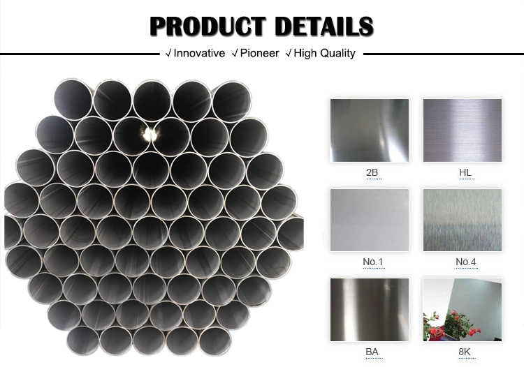 ASTM A312 Polished Decorative Tube Round Schedule 10 Stainless Steel Stainless Steel Tube