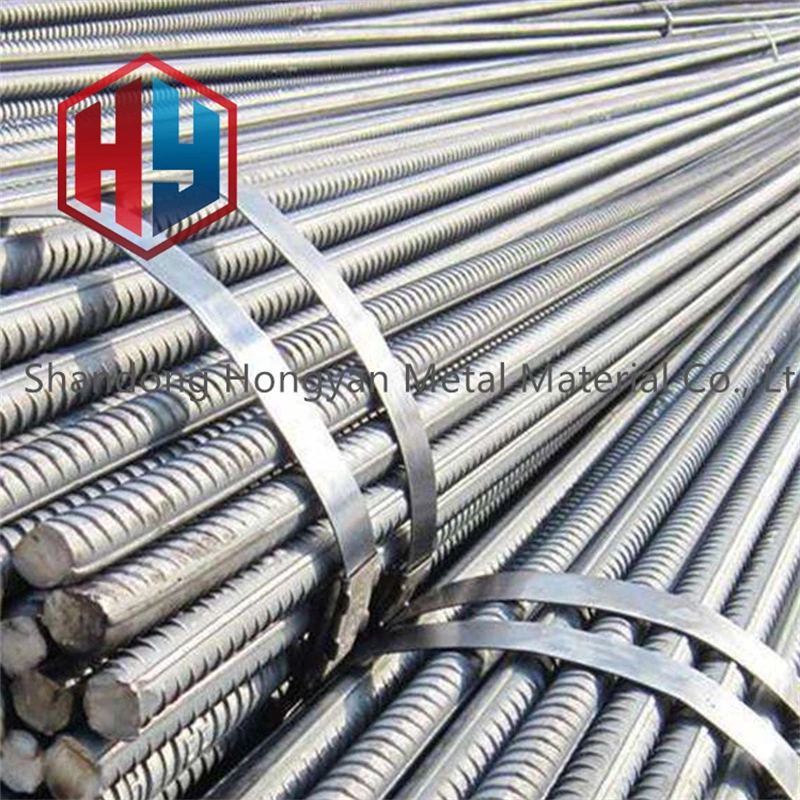 HRB400 HRB500 Deformed Steel Round Bar Construction Reinforcing Iron Bar Hot Rolled Steel Smooth Corrugated Tmt Rebar