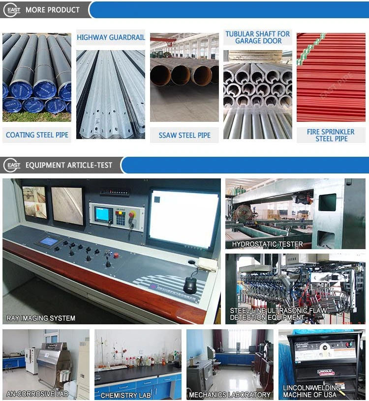 ERW Round Fluid Structure Mild Steel Pipe