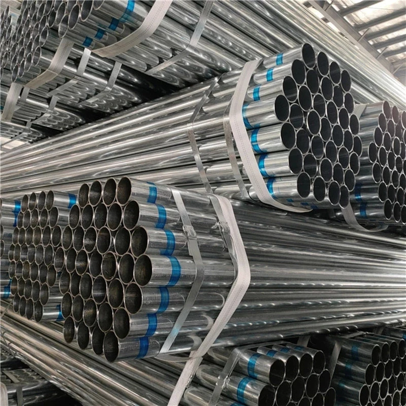 Galvanised Tube Hot Dipped Galvanized Round Steel ERW Welded Pipe