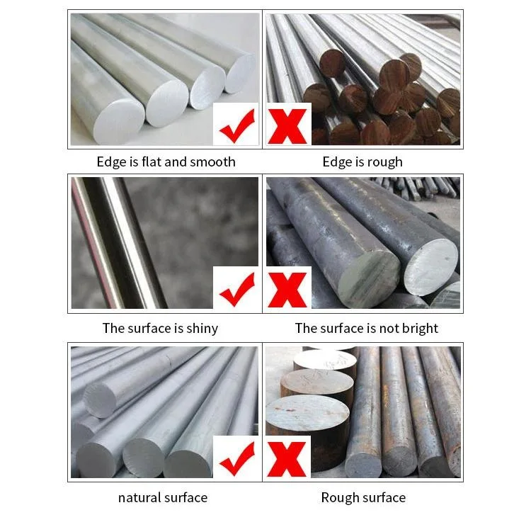 Hot Rolled Bright Surface 304 310 316 321 Stainless Steel Round Bar 2mm, 3mm, 6mm Metal Rod