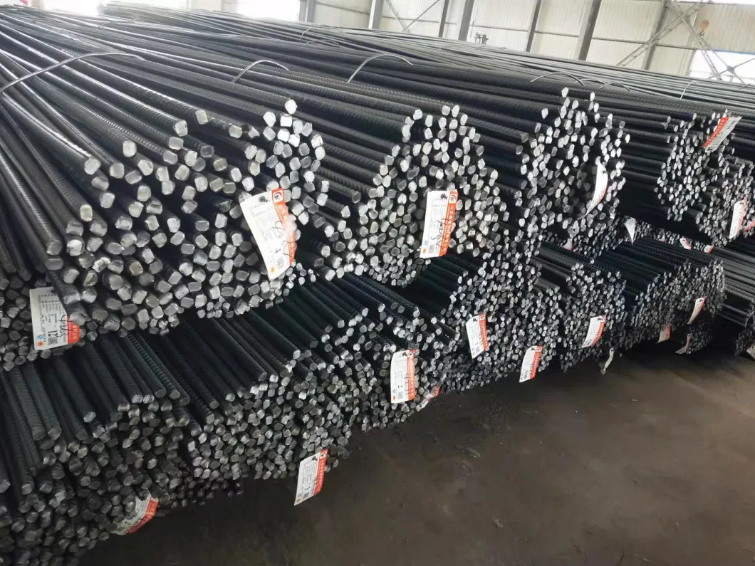 Low Carbon Deformed Steel Bars China Supplier 8mm, 10mm, 16mm Metal Rod Deformed for Construction