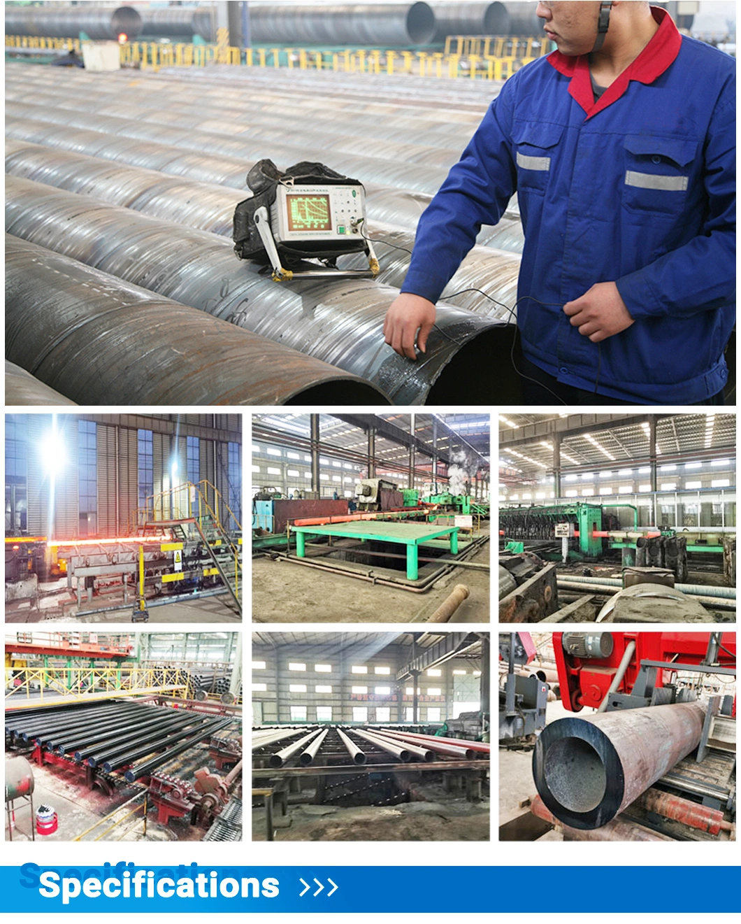 Factory Direct Sale ASTM A36 Schedule 40 Construction 20 Inch 24inch 30 Inch Seamless Carbon Steel Pipe