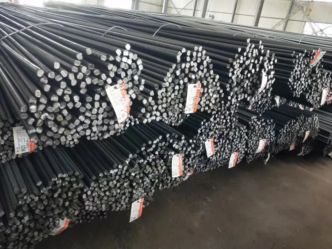 HRB400 HRB500 12m 9m China Supplier Deformed Bar 10mm 12mm Mild Steel Rebar Iron Rod