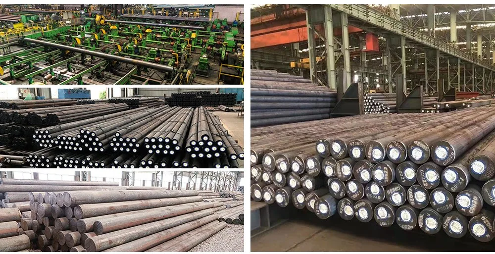 AISI 1020 1045 1055 1084 4140 C45 A36 Mild Hot Rolled Carbon Steel Round Bar Steel Bar with Good Quality