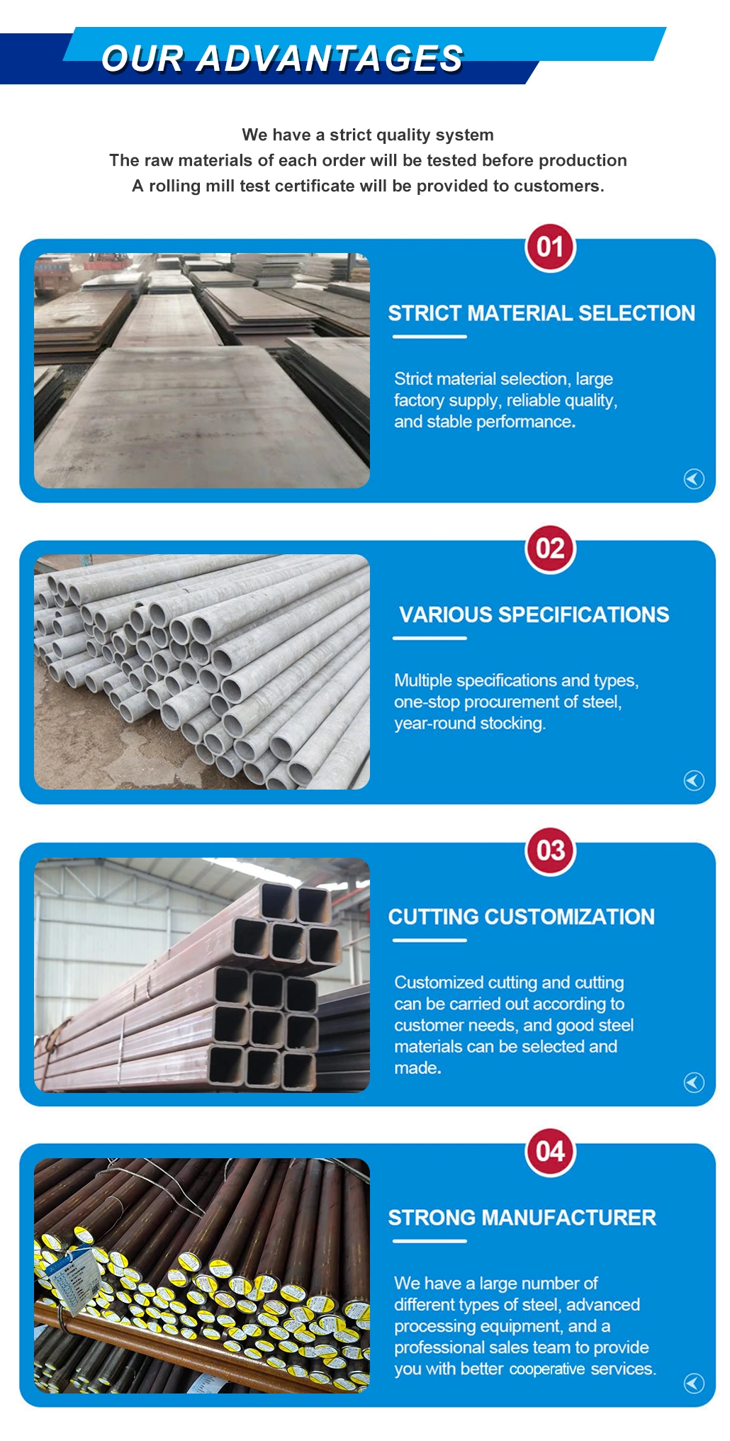 Carbon Steel Round Bar for Construction Material Grade En8