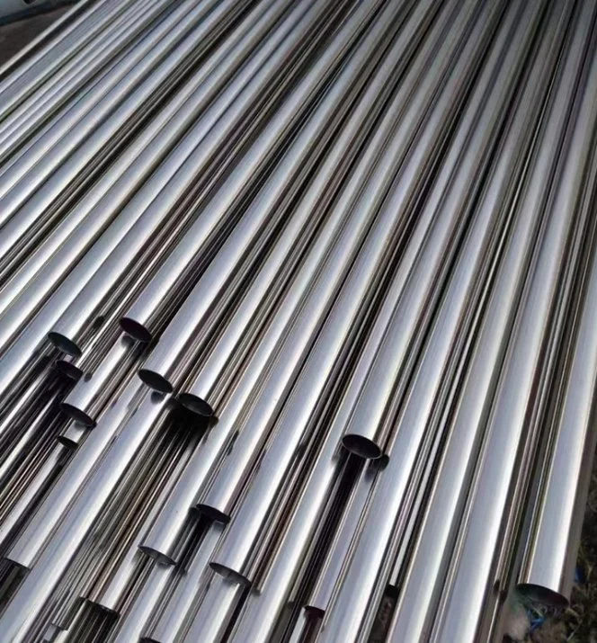 ASTM 304 316 Round Stainless Steel Tube Customized Diameter Stainless Steel Decorative Pipe