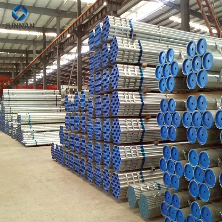 ASTM Standard Gi Gl Round Tubes Carbon Steel Q235 Q195 S355 Hot Dipped Galvanized Round Pipe