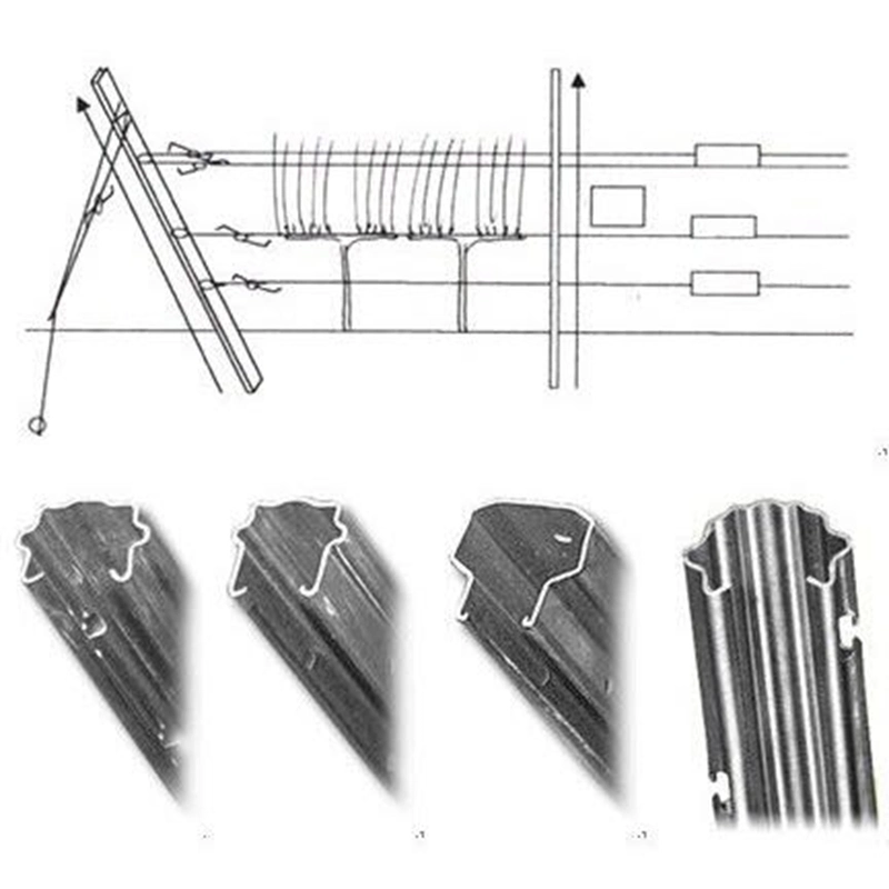 Metal Vineyard Poles Grape Stake Trellis Posts Roll Forming Machine