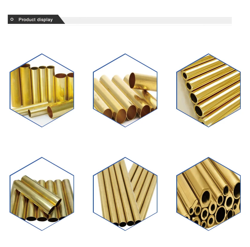 Alloy Brass Tubing with Different Thickness Brass Tubing Custom Cut