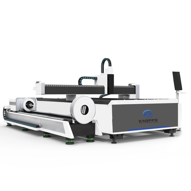 High Speed Sheet Metal and Tube Fiber Laser Cutting Machine for Round and Square