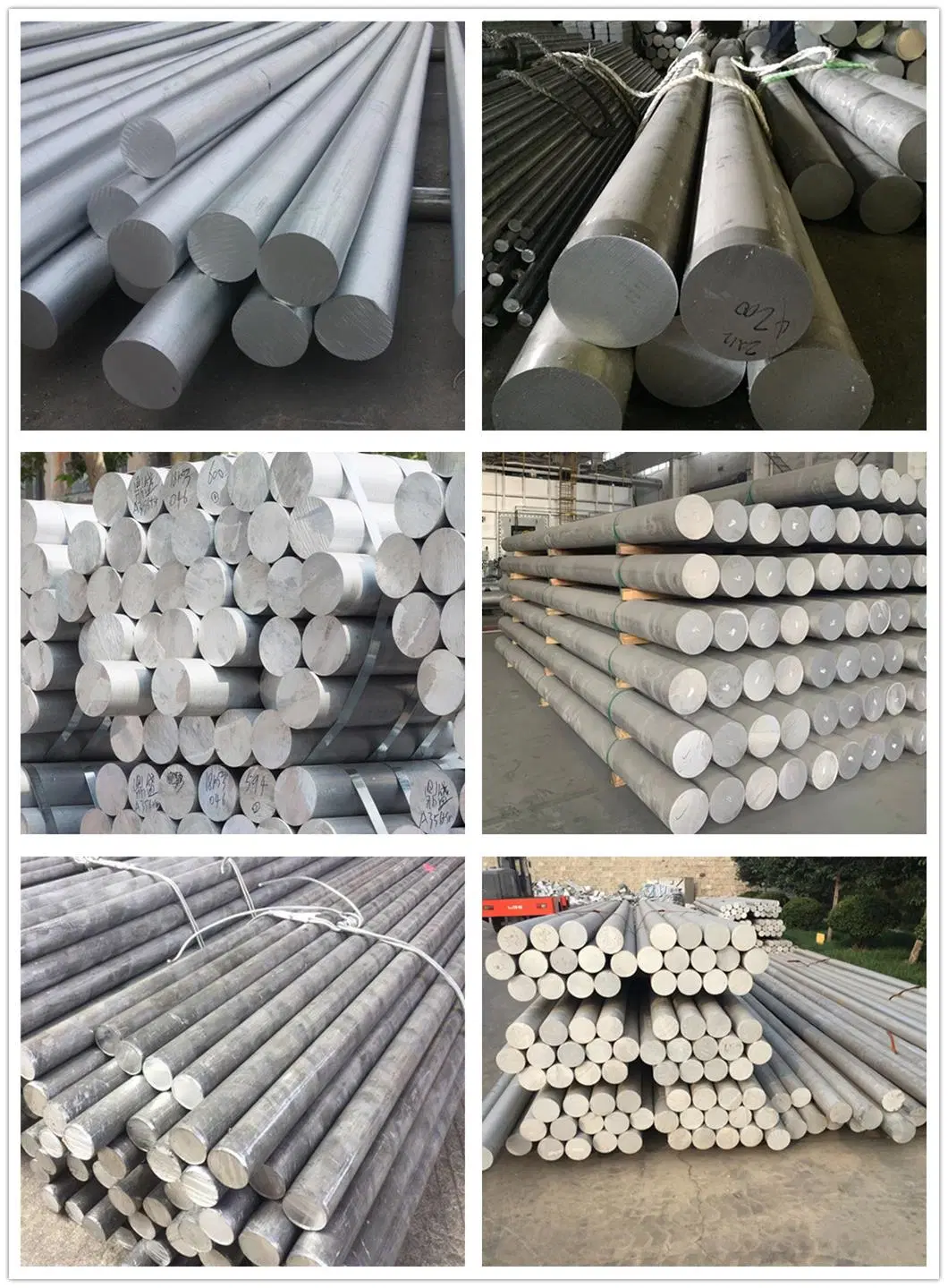 Factory Direct Supply Mill Finish Carbide Solid Round Aluminum Alloy Rod Bar for Building