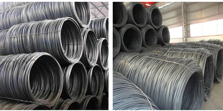 China Factory 1mm 1.5mm 2.5mm 4mm 6mm 10mm Galvanized Steel Wire Steel Wire Rods Price Per Roll