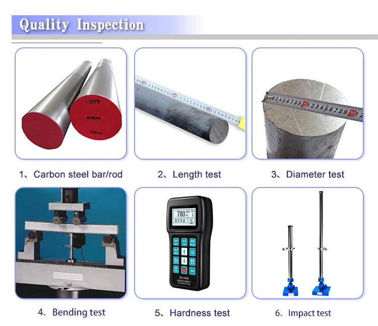Factory Direct Sale Carbon Steel Round Bar 6mm C45 1045 4140 Mild Steel Rod Price