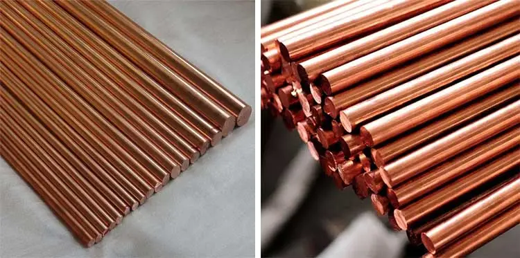 Pure Copper Round Rod Copper Bar 2mm 3mm 6mm 16mm Copper Bar 8mm Diameter