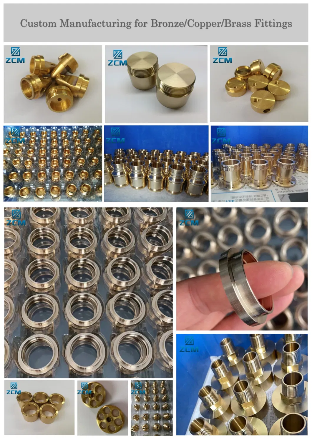 Tight Tolerance CNC Brass Plates Custom Made Metal Copper Round Plates for Machine Parts