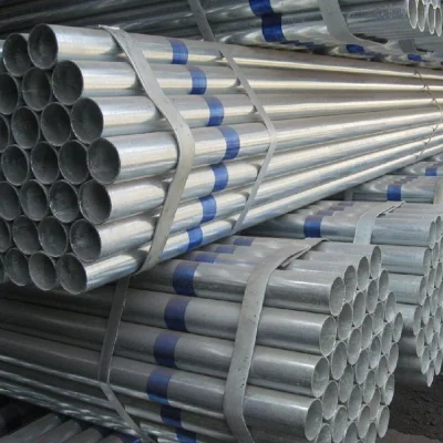 Carbón A53 A106 Seamles tamaños BS 1387 Galvanizado redondo soldado Tubería ERW tubería DIP caliente ERW tubo rectangular tubo estructural tubo de acero Tubo galvanizado soldado