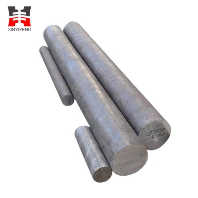  Laminado en caliente laminado en frío ASTM A572 Gr. B MS barras redondas sólidas de acero al carbono materiales de construcción barra de acero