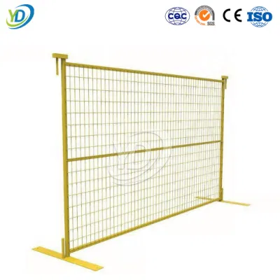 Yeeda Acero placa Fence pies Canadá aluminio temporal Fence China Temporal 6 pie de cercado Vendedores Verde Temp cercado