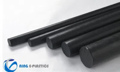 PA6 varilla de nylon HDPE Politetrafluoroetileno barras redondas aislamiento carbono bronce Varillas de PTFE con fibra de vidrio