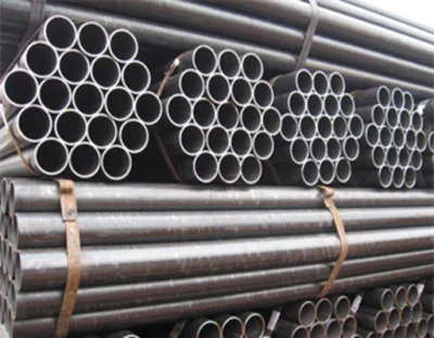 ASTM A53m gr. B negro alrededor de tubos de acero templado del tubo de acero al carbono de las materias primas de tubo de hierro