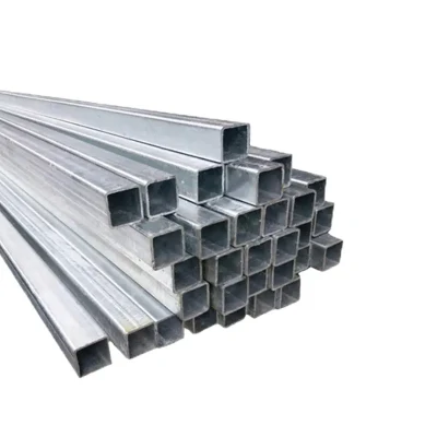 Precio de fábrica 2 pulgadas Acero galvanizado Cuadrado redondo Hierro galvanizado Tubo para el marco de invernadero