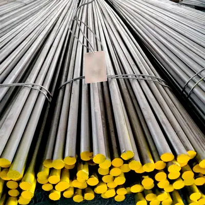 Precio al por mayor barra redonda de acero sólido de carbono laminado en caliente Gran Stock 10mm 12mm 16mm 1020 1045 A36 Acero al carbono Bar