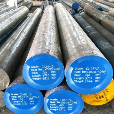 42CrMo 35CrMo Q195 Q235 Ss400 A36 EN8 Ck45 aleación de carbono Acero barra redonda Metal Acero suave MS barra de hierro 5sp/3SP Sección Acero Precio Billet