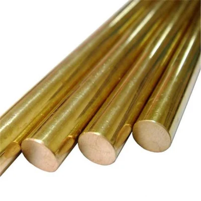Barra redonda de cobre de H57 H58 H59 6mm 8mm 10mm de diámetro Barra de latón ASTM C27400 Cuzn37 C11000 C3604 C3604 barra de cobre