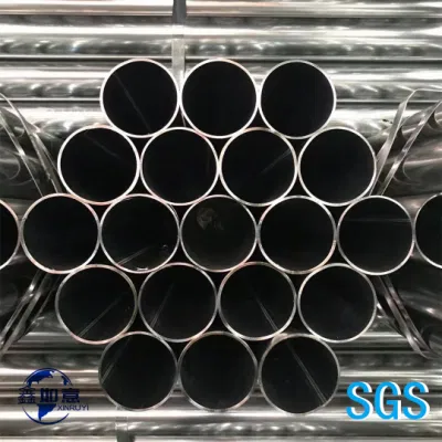 Material de construcción industrial sin costuras laminado en frío dibujado Dom carbono inoxidable Tubo de acero rectangular de precisión redondo de aleación galvanizado
