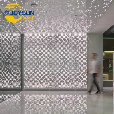 Aplicación industrial agujero redondo forma acero al carbono Metal perforado