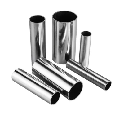  201 304 316l espejo redondo/tubo de acero inoxidable tubo cuadrado de calibre pesado del tubo de acero inoxidable tubos soldados dibujados en frío