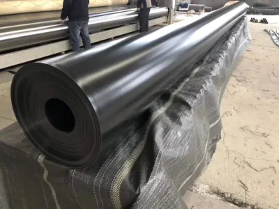 Mayorista 100% virgen de polietileno de alta densidad Anti-filtración suave impermeable Texturizada Geomembrana HDPE