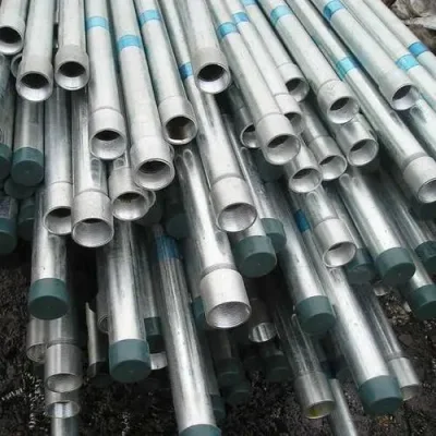 Acero galvanizado redondo de carbono DX51D Z275 China Pintura negra Tuberías estructurales