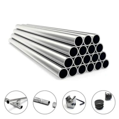  De 48 pulgadas de 42 pulgadas de 18 pulgadas SS304 201 202 310S 316L 316 grado sanitario montaje soldada de acero inoxidable tubo con una muestra gratis