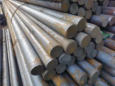  ASTM Q235/Q345/Ss400/A36/1020/1045/4140/4340/8620 Hierro laminado en caliente/extraído en frío varilla de acero forjado de aleación de carbono, barra redonda de acero brillante/negro
