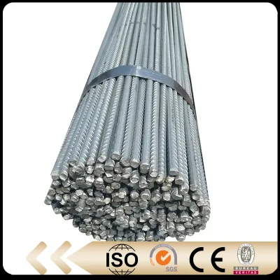 Barras de acero reforzado laminado en caliente barra de acero deformada Hrb355 HRB400 HRB500 Hrb600 B400awr B400bwr Construcción 6mm 9mm 12mm material de construcción Barra redonda Rebar
