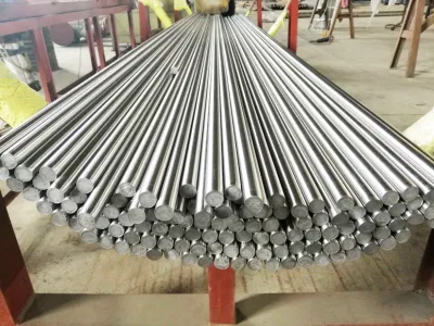 ASTM A276 201/202/304/316/316L Acero inoxidable brillante laminado en caliente y estirado en frío Barra redonda de acero inoxidable de varilla sólida