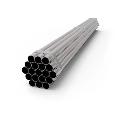 Acier Inoxyable SS 201 202 301 304 tubo soldado 316 316L 321 409 904L 2205 tubo redondo de acero inoxidable Precio competitivo por Ton