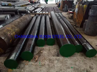 Acero al carbono, acero inoxidable C20,C45,C50,42CrMo4, 34CrNiMo6,18crnimo7-6,15crni6,25cr2ni4, barra redonda de acero aleado, barra hueca sólida de círculo