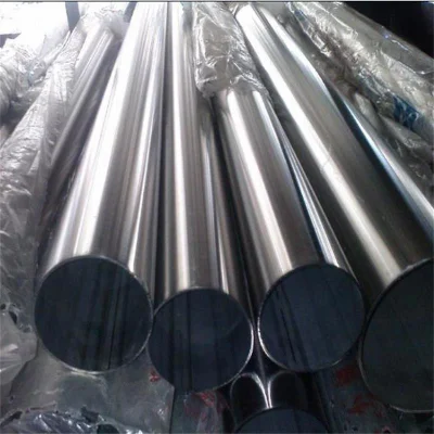 Acier Inoxyable SS 201 202 301 304 tubo soldado 316 316L 321 409 904L 2205 tubo redondo de acero inoxidable Precio competitivo por Ton